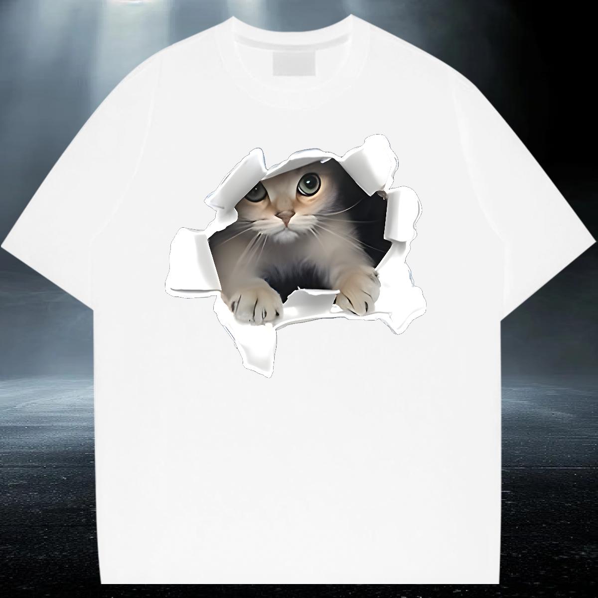 Fashion Men T Shirts Custom Cartoon Spring Summer Men Tshirts O-Neck Short Sleeve Cotton Cool Design