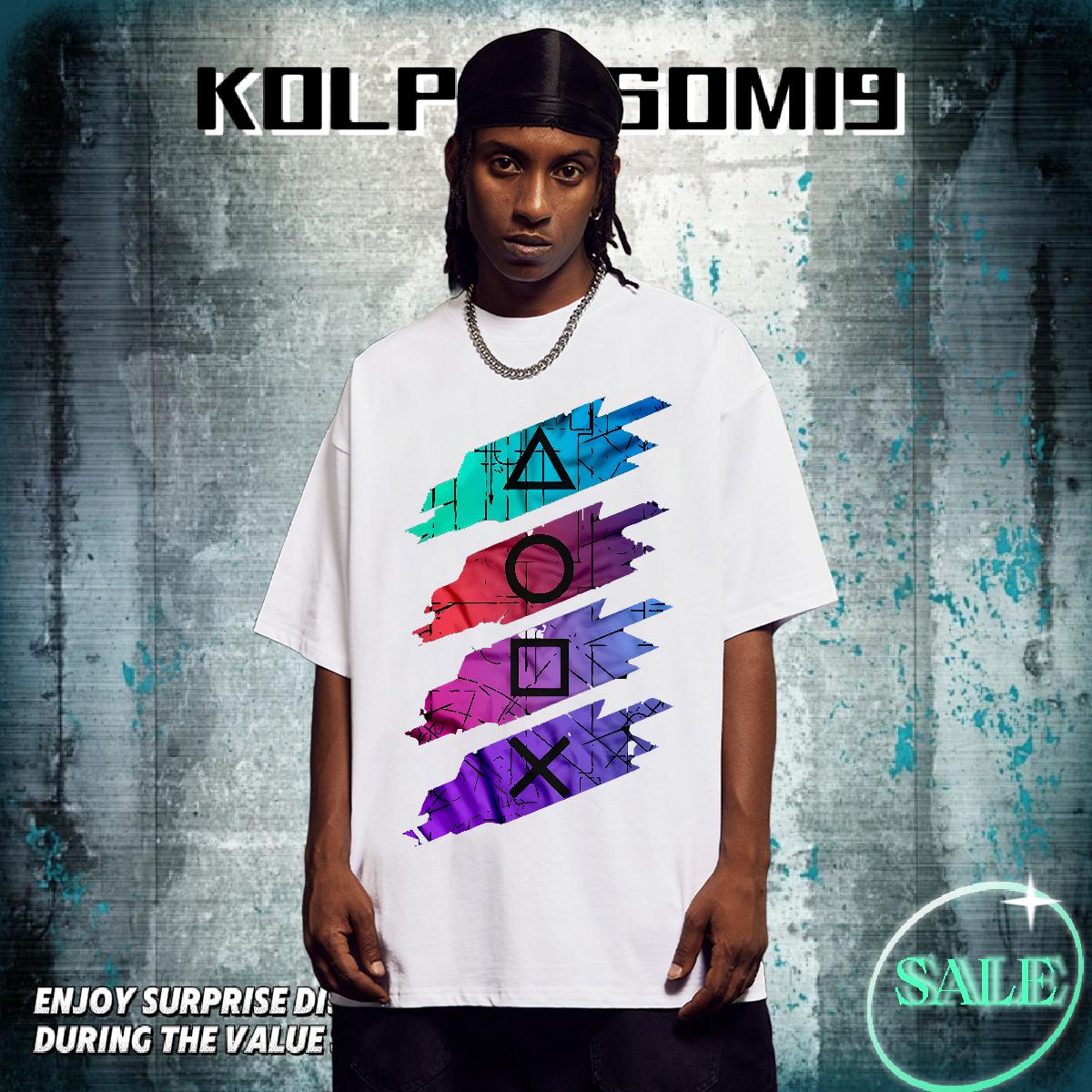 DIY Customized T Shirt For Man Oversized Sports Casual Mens Tshirts 180g Cotton Popular