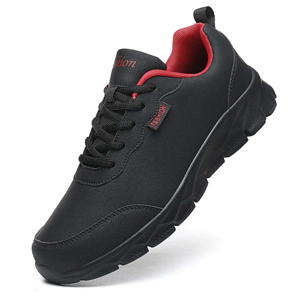 Leather Waterproof Walking Athletic Sneakers Wear Resistant Men Sport Running Shoes Zapatillas Deportivos Hombre Ddmysaturn