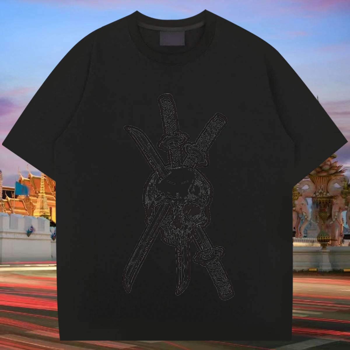 5A T shirt Street Casual 180g Cotton Men Tops Tees Classic Casual Custom Clothes