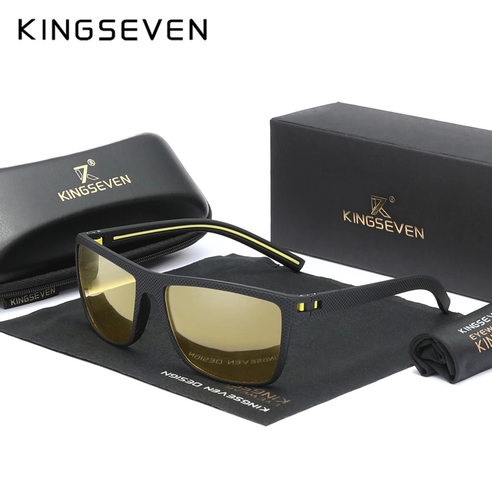 KIINGSEVEN Polarization Mens Sunglasses Sports Anti-slip TR90 Full Frame UV400 Eye Protect Glasses Driving Anti- Eyewear 240528