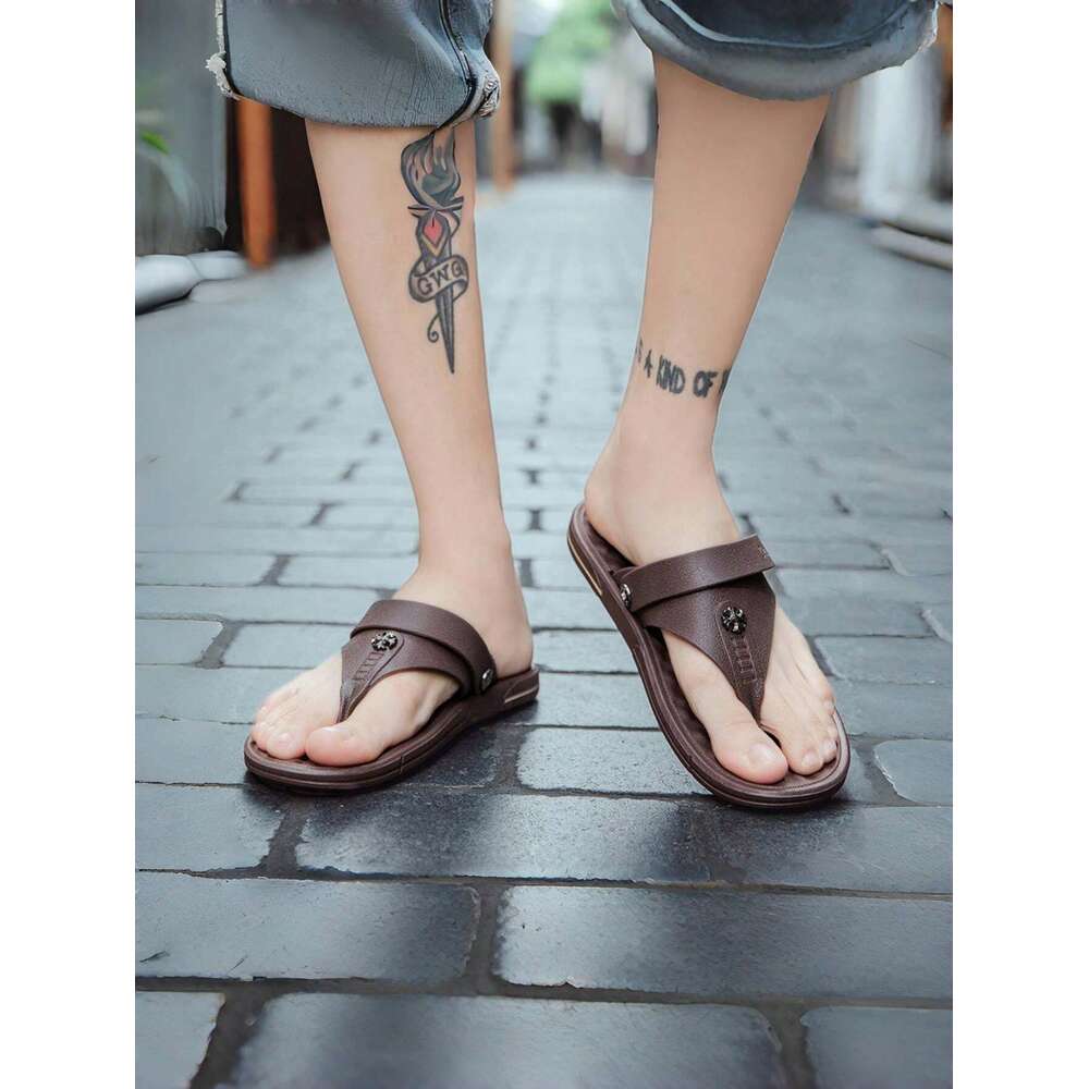 S Anti Men Slip Beach Slippers Summer Indoor Outdoor Open Toe Sandals Ddmysaturn