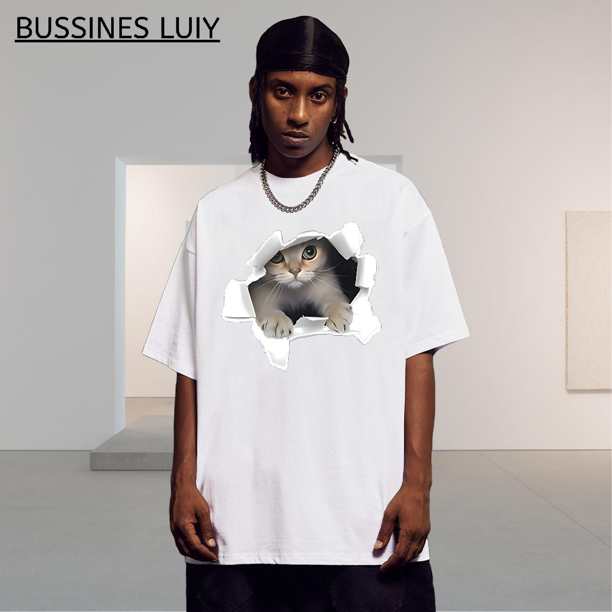 Stylist Men T Shirts Customized Street wear Hip Hop Men Tops Tees Cotton Breathable Soft Unisex