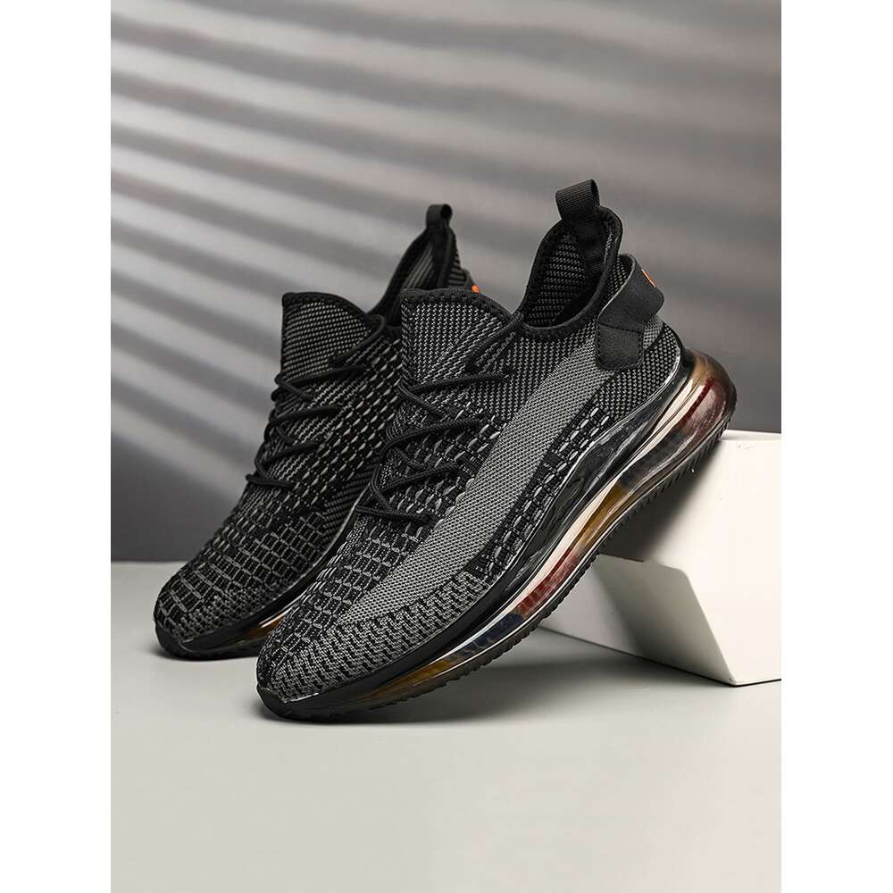 Lace Men S Up Letter Printed Running Shoes Round Toe Athletic Outdoor Material Sneakers Ddmysaturn