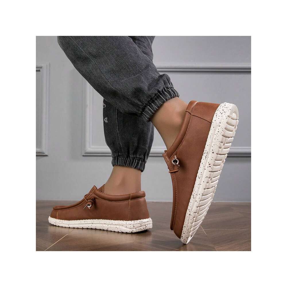 Casual Men S Lightweight Fashionable Solid Color Spring Autumn Comfortable Slip Resistant Breathable Loafers Ddmysaturn