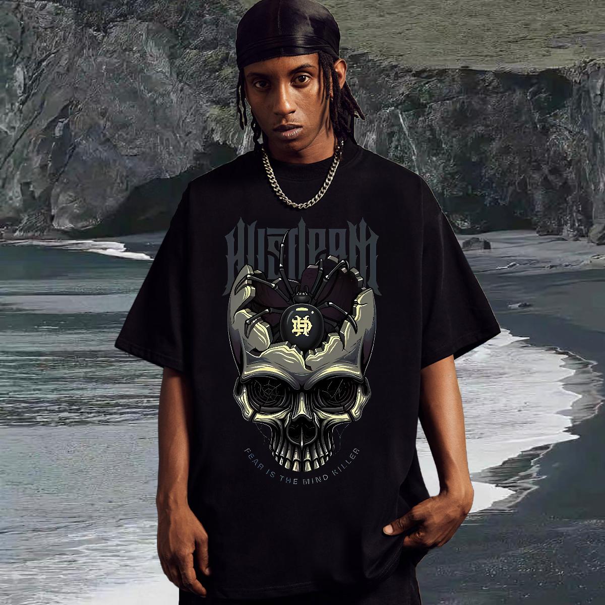 Popular Men Clothes T-Shirt Cotton Breathable Soft High Street Hip Hop T shirt Cartoon Printing S-3XL 2024 Designer Clothings