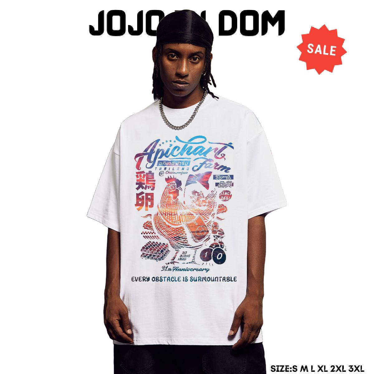 2024 New Man T Shirts Custom Cartoon Street Men Tees Crew Neck Cotton High Quality