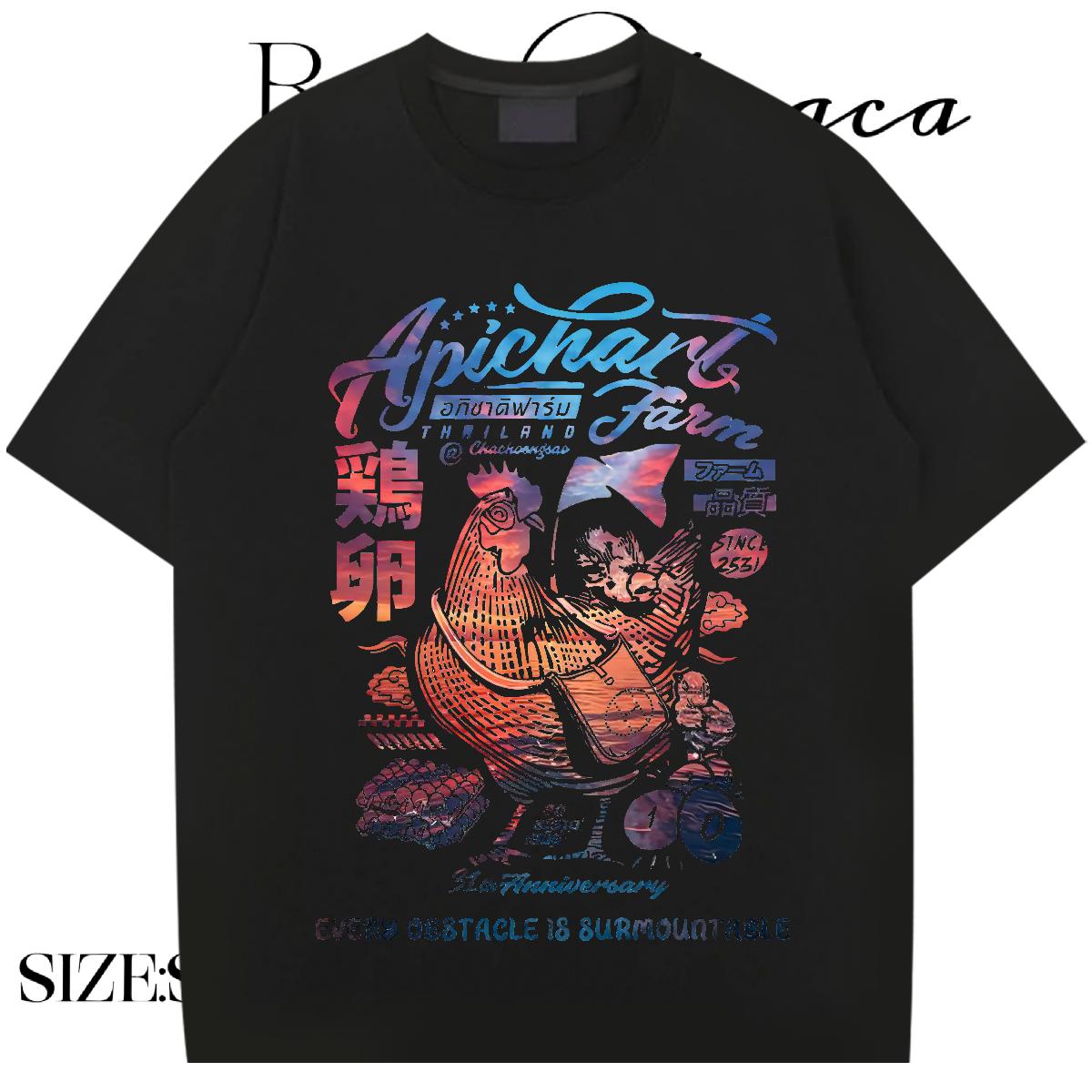 2024 Summer T-Shirts for Men Breathable Crew Neck Street Wear Men Tees Custom High Quality Tops Shirt