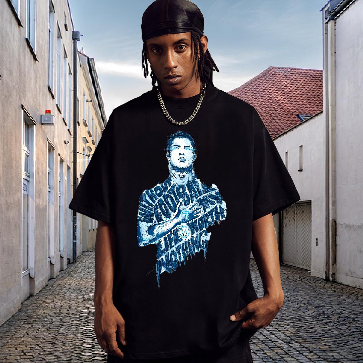 Fashion Designer T shirt DIY Printed Sport Tshirts Cotton Breathable Brand