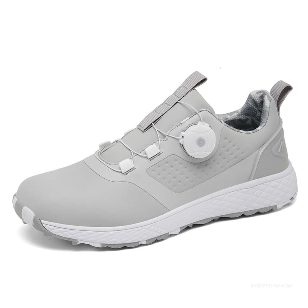 Men Waterproof Shoes Breathable Knob Sneakers Women Walking Training Golf Footwear Spikeless Caddy Shoes Ddmysaturn