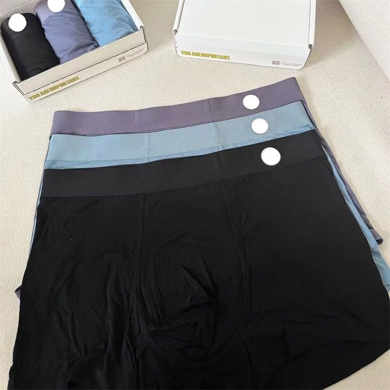 3pcs/lot High Quality Sexy Cotton Men Boxer Breathable Mens Underwear Branded Boxers Male Boxer with box