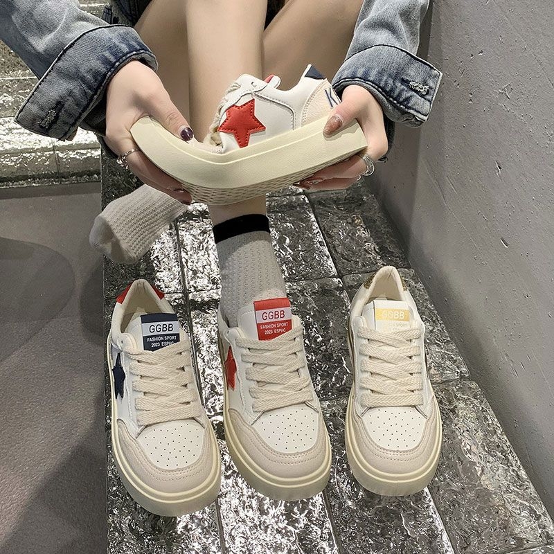 Designer Women's Casual Shoes White Versatile Stylish Free shipping