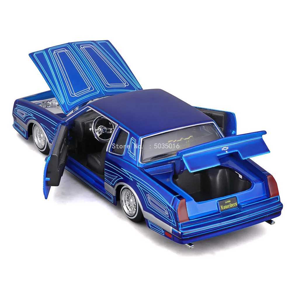 Diecast Model Cars Maisto 1 24 1986 Chevrolet Monte Carlo SS Supercar Antique Car Static Die Casting Car Collectible Model Car Toy Gift Tide Play T240