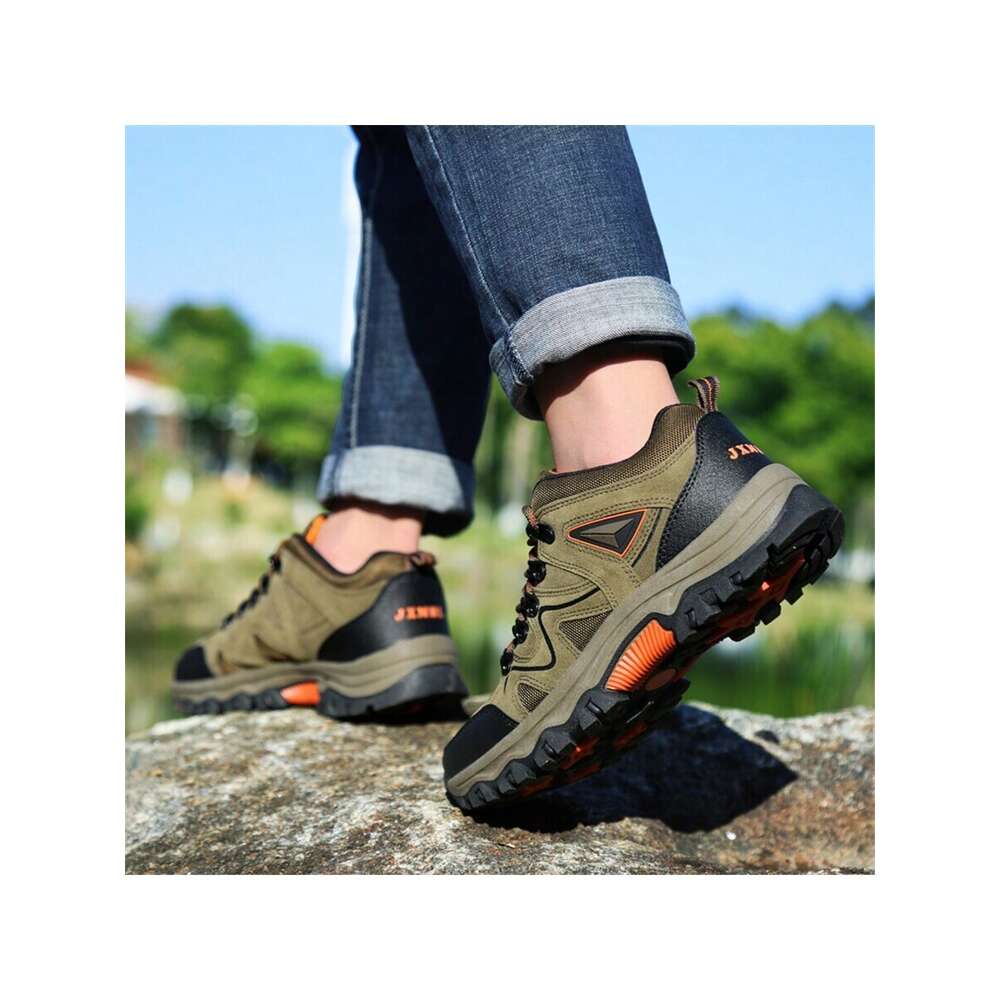 Ddmyoutdoor Men S Thick Soled Lace Up Wear Resistant Outdoor Shoes Suitable For Climbing Hunting Hiking
