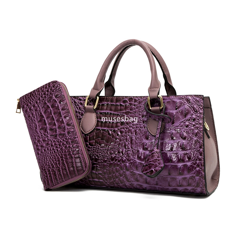 High quality women's PU fashionable retro shoulder bag practical classic versatile mother and child bag large capacity multifunctional tote bag