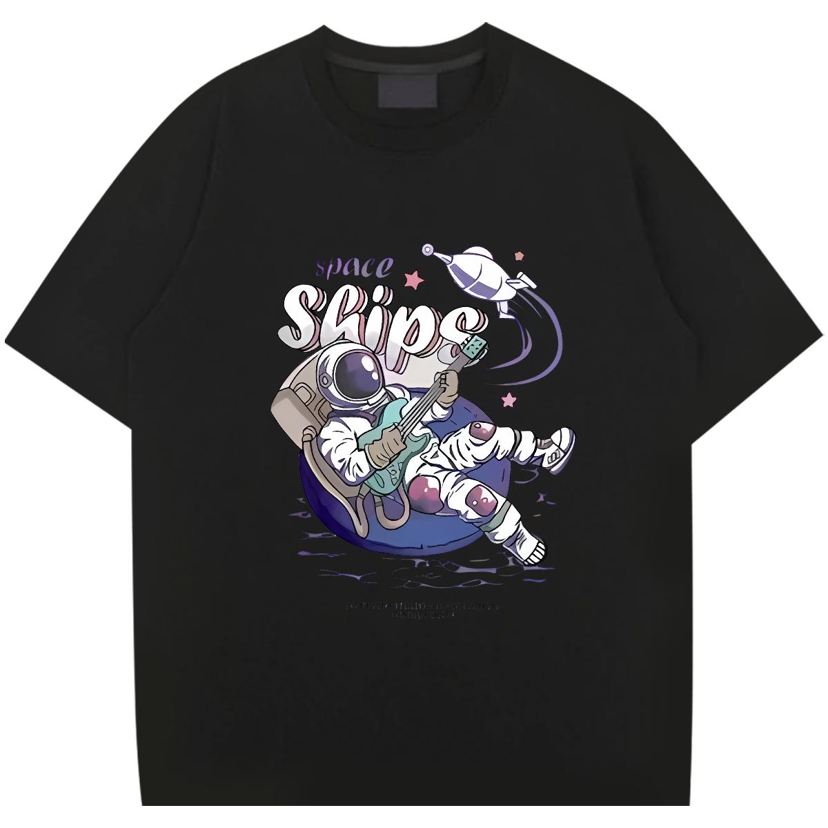 DIY Customized Mens T Shirts Cotton Breathable Short Sleeve Anime Printing Street Men Clothes T-Shirt DIY Printed Loose Fit Tshirts