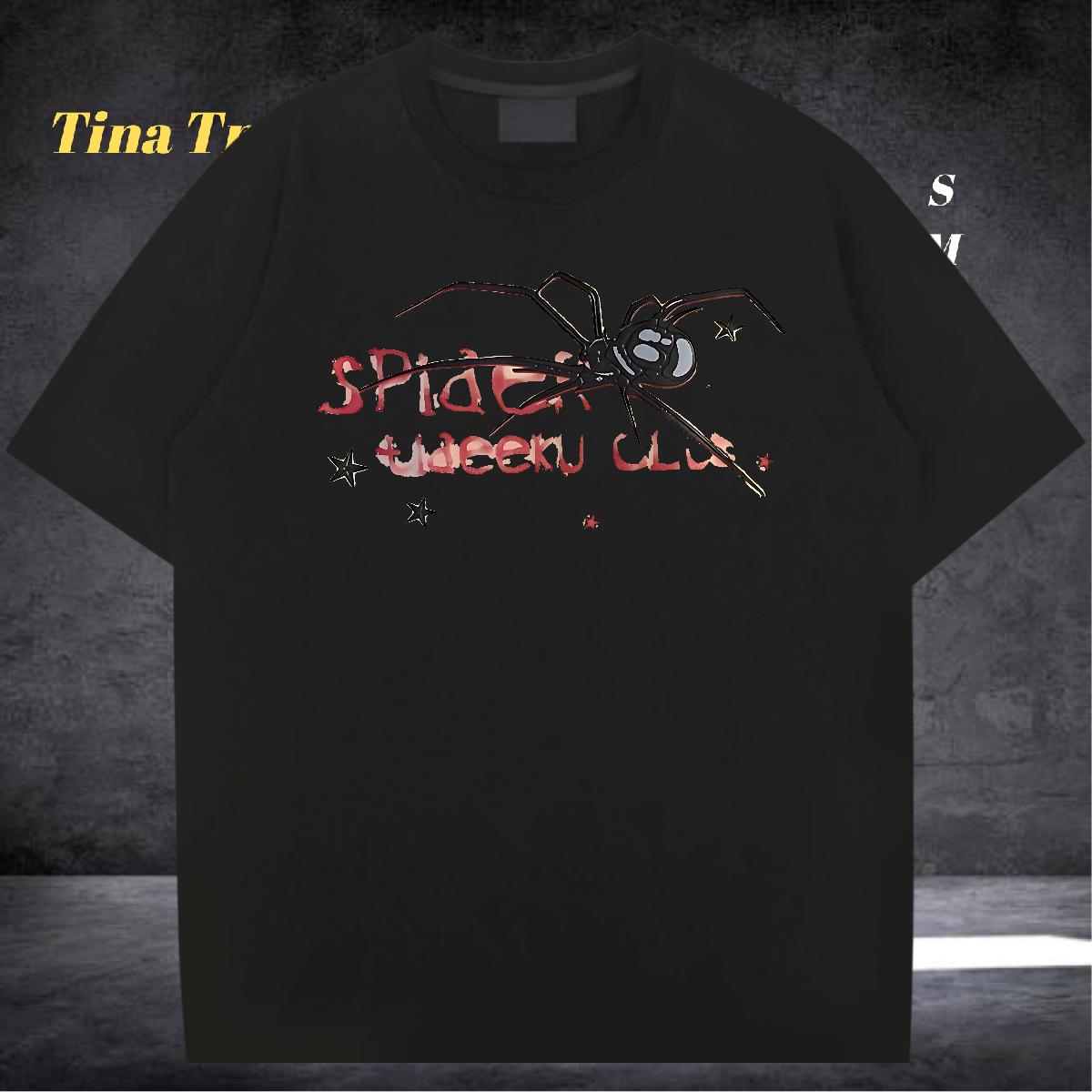 Loose Man T Shirts High Street Hip Hop Cotton O Neck Short Sleeves Tshirt for Man Woman DIY Customized Print Tees Shirts