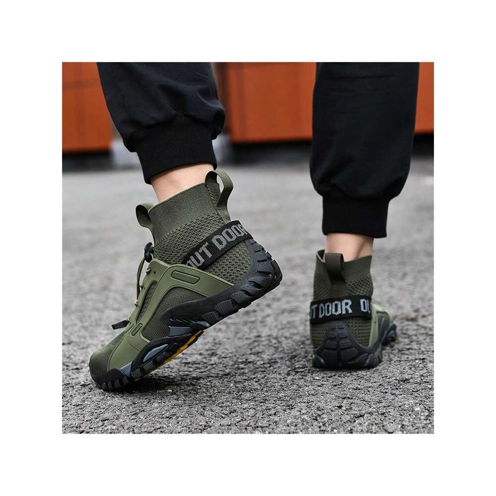 Casual Fashionable Men Trendy Sports Outdoor Hiking Elevator Shoes Wear Resistant Loafers Ddmysaturn
