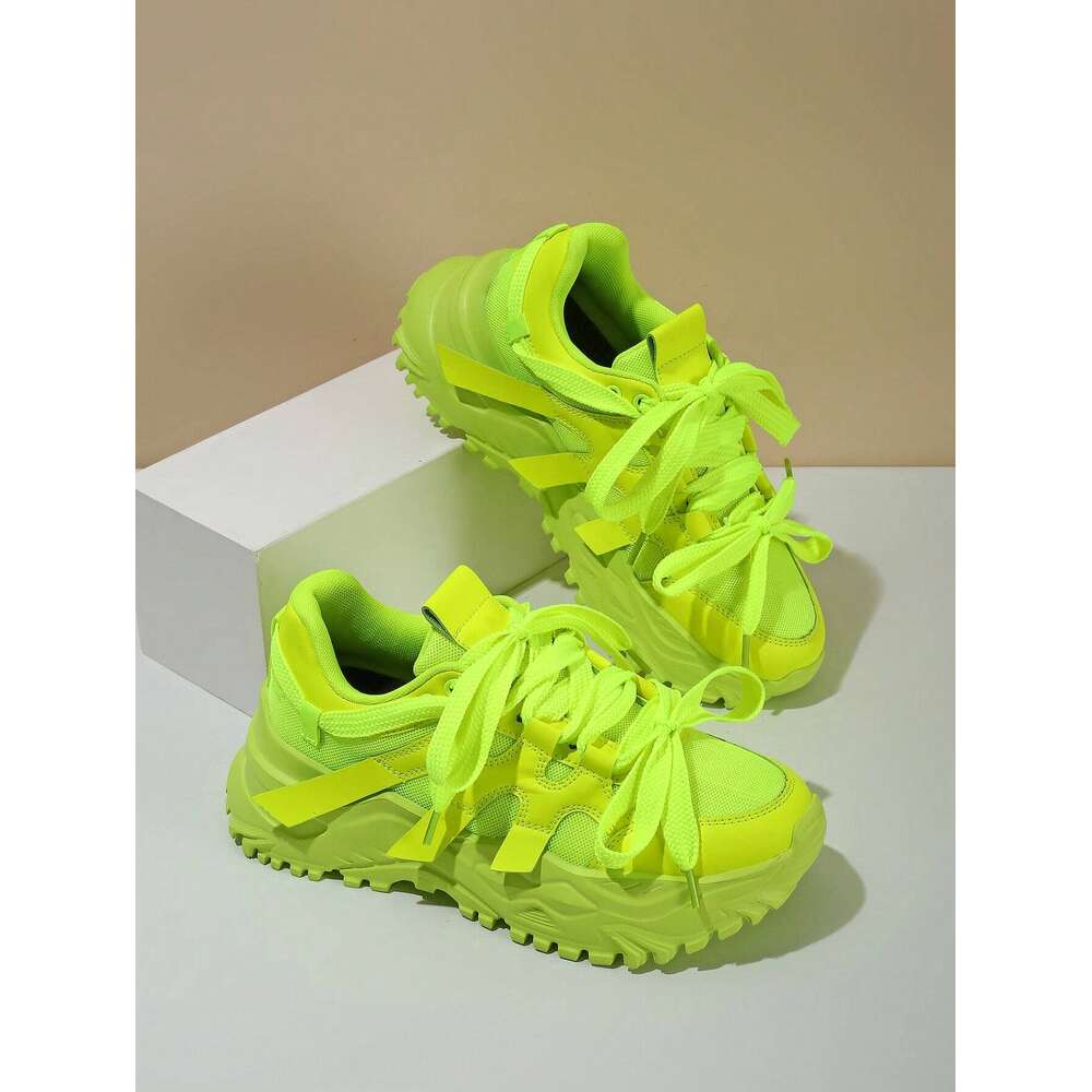 Sneakers Lace-Up Fashionable With Printed Design, Suitable Various,Perfect Sports And Outdoor Activities, Ideal For Male Design,Activities Design