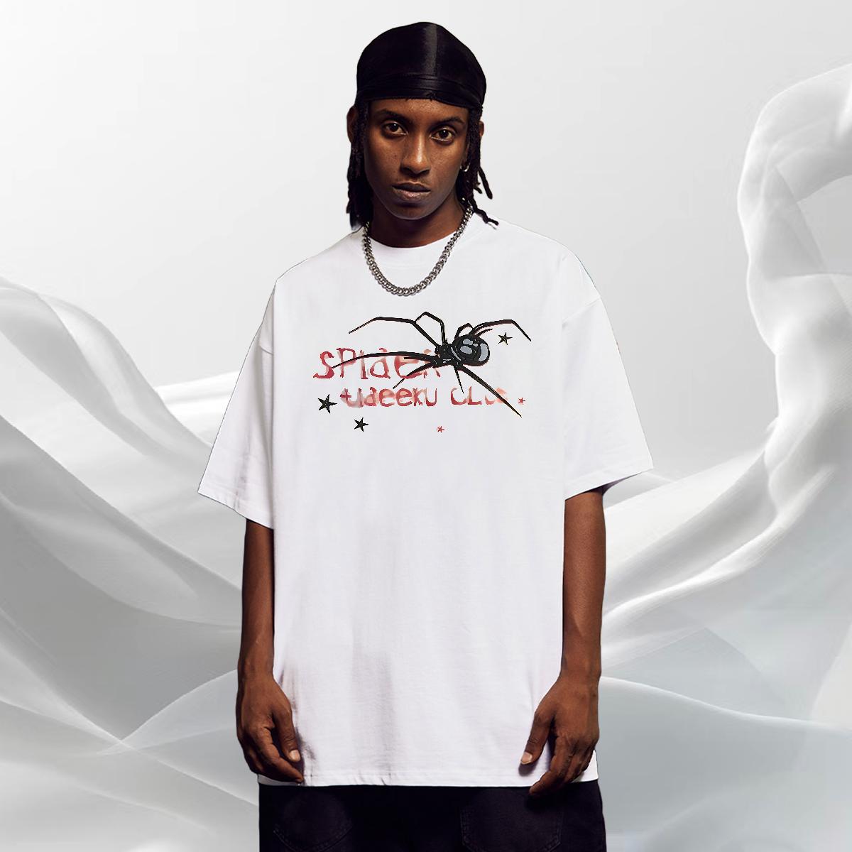 Popular Man T Shirts Street Short Sleeve Cotton O-Neck Men Tops Tees DIY DIY Printed Tops Shirt