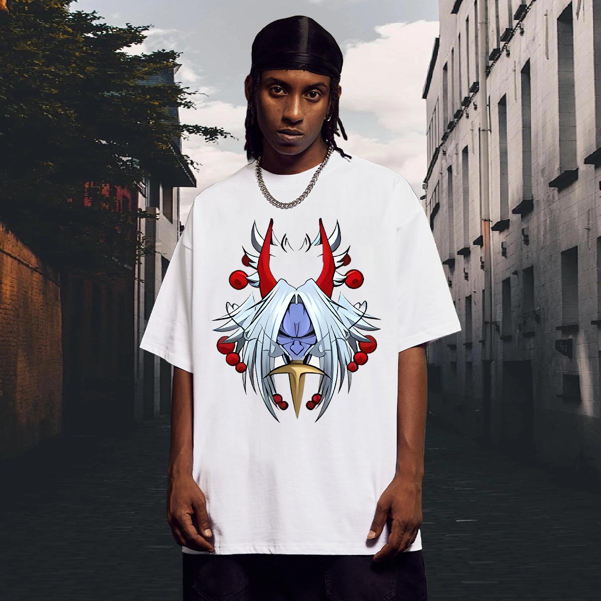 Classic Casual T-Shirts for Men Black Oversized Street wear Hip Hop Tshirt for Man Woman Breathable Crew Neck Cool Design