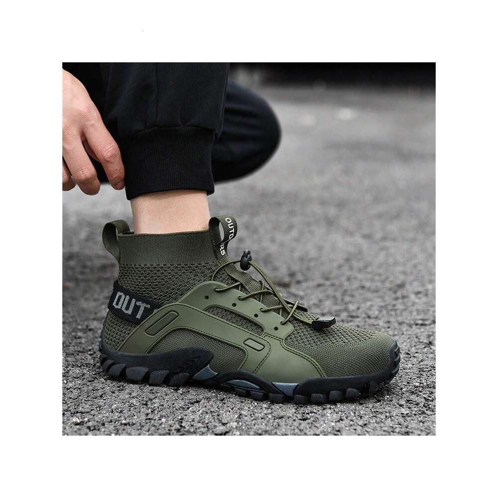 Casual Fashionable Men Trendy Sports Outdoor Hiking Elevator Shoes Wear Resistant Loafers Ddmysaturn
