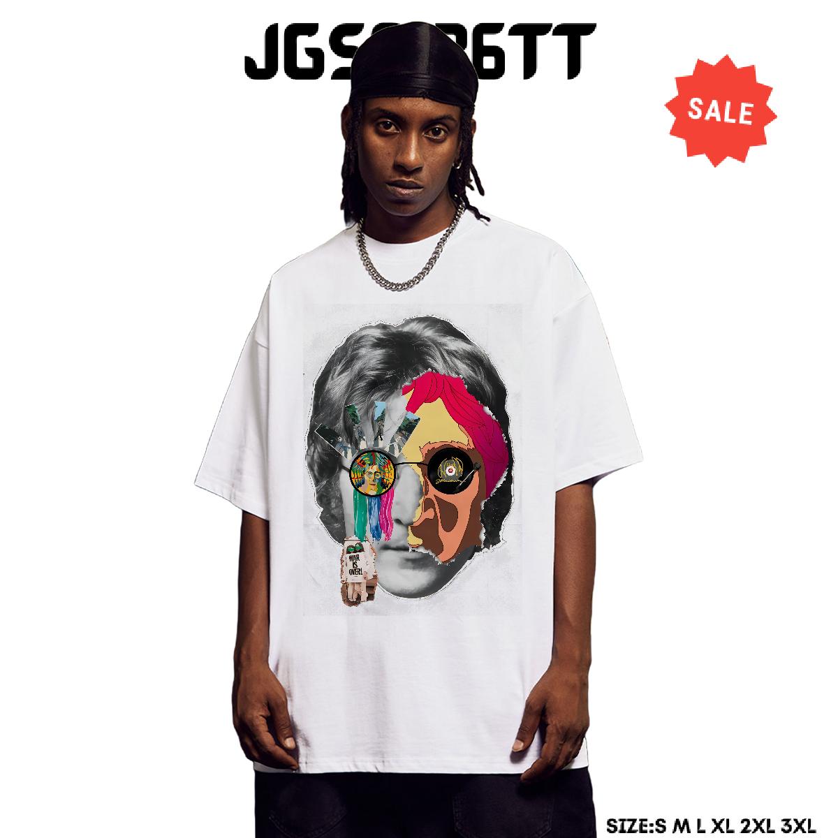 Fashion New Men T Shirts DIY Printed Men Tops Tees Beach Breathable Crew Neck Comfortable Tee Shirt