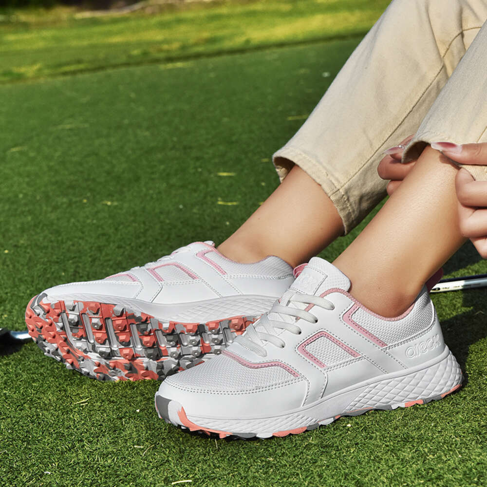 Waterproof Women Breathable Golf Sneakers Men Spikeless Sports Shoes Walking outdoor sport Golfing Footwear 2023
