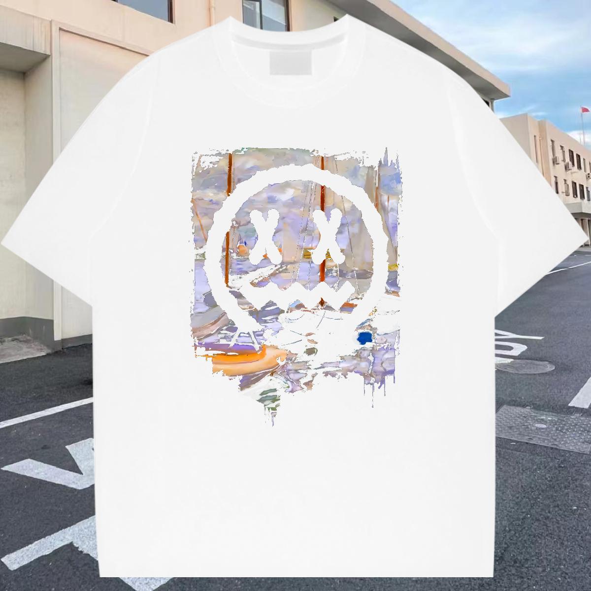 Custom Men T Shirts Custom Print Plus Size Street Casual Men Clothes T-Shirt O-Neck Short Sleeve Cotton High Quality