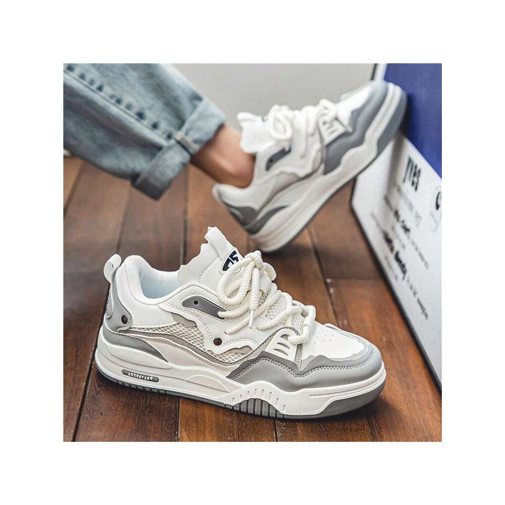 Ddmyoutdoor Fashion Men S Platform Sneakers Thick Soled Running Trendy All Match Comfortable Students Casual Shoes