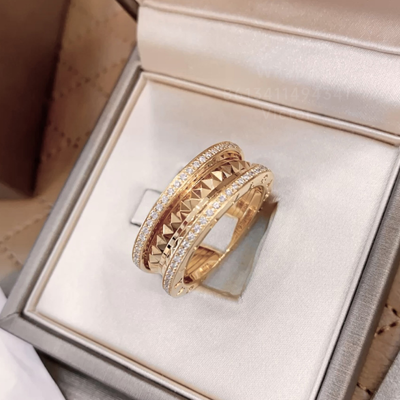 zero 1 rock spring series designer ring for woman couple diamond Sterling Silver for man official reproductions classic style jewelry fashion with box 041