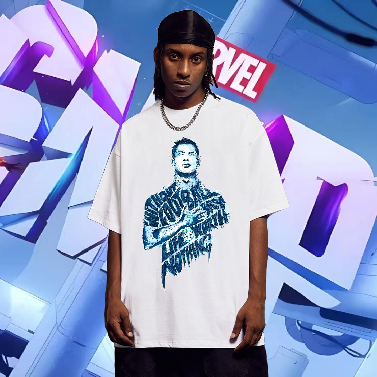 2024 Summer Men T Shirts Asian Size Daily Outfit Men Tops Tees Cotton Breathable Soft Designer