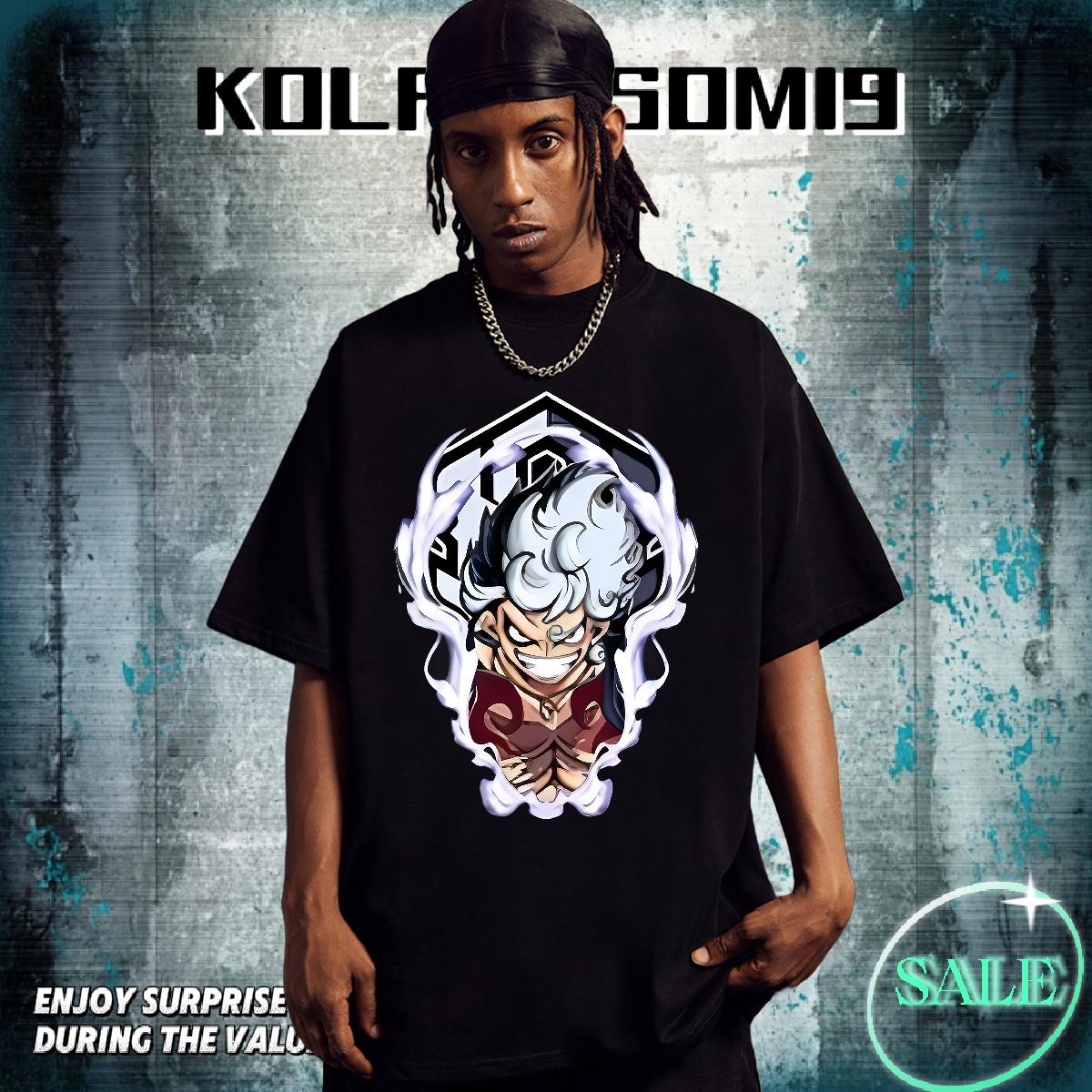 Loose Fit Mens Tshirts Cotton Breathable Outdoor Man T Shirts DIY Anime Fashion Casual Tee Shirt