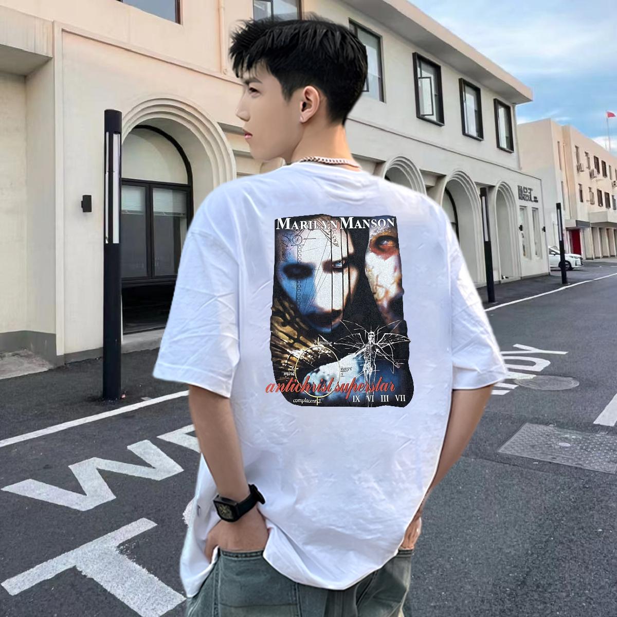 2024 Summer T Shirt For Man Cotton Breathable Soft Sport Couples T Shirts Graphic Popular Tee Shirt