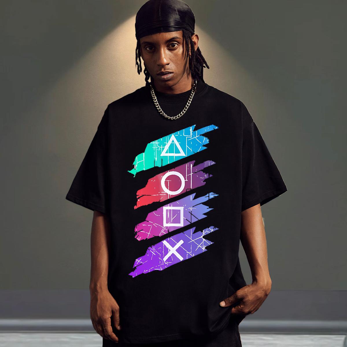 Classic Tshirts Breathable Crew Neck Hip Hop T shirt Black White Fashion Designer Top Tees