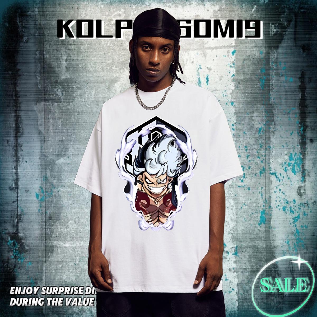 Loose Fit Mens Tshirts Cotton Breathable Outdoor Man T Shirts DIY Anime Fashion Casual Tee Shirt