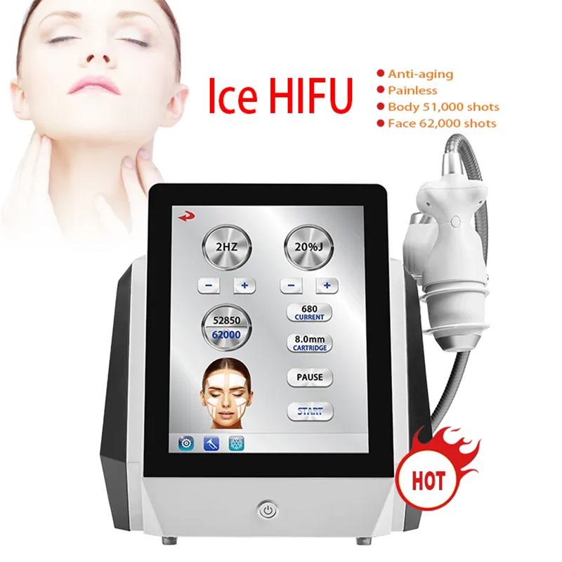 2024 Technology Portable Ice Cool Hifu Machine High Power Vmax Focused Smas Lifting Eye Care Hifu Machine