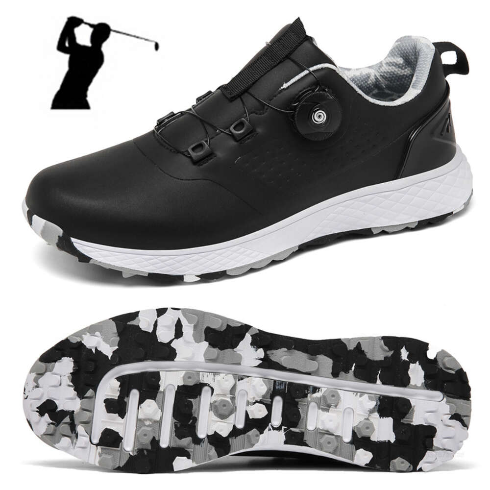 Shoes For Men Waterproof Breathable Knob Sneakers Women Walking Training Golf Footwear Spikeless caddy shoes