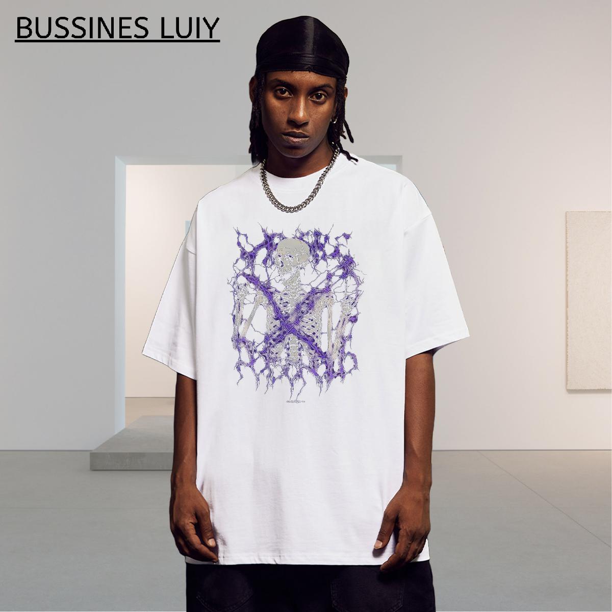 Fashion Design Men T Shirts Breathable Short Sleeve Summer Casual Tshirt for Man Woman Custom Loose Fit Tees Shirts