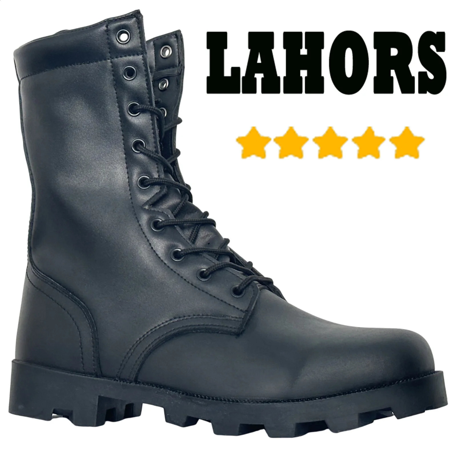 LAHORS Original Leather Man Tactical Boots Sport Hiking Shoes Outdoor Ankle Desert Combat Boots Work Safety Shoes Botas Hombre 240606