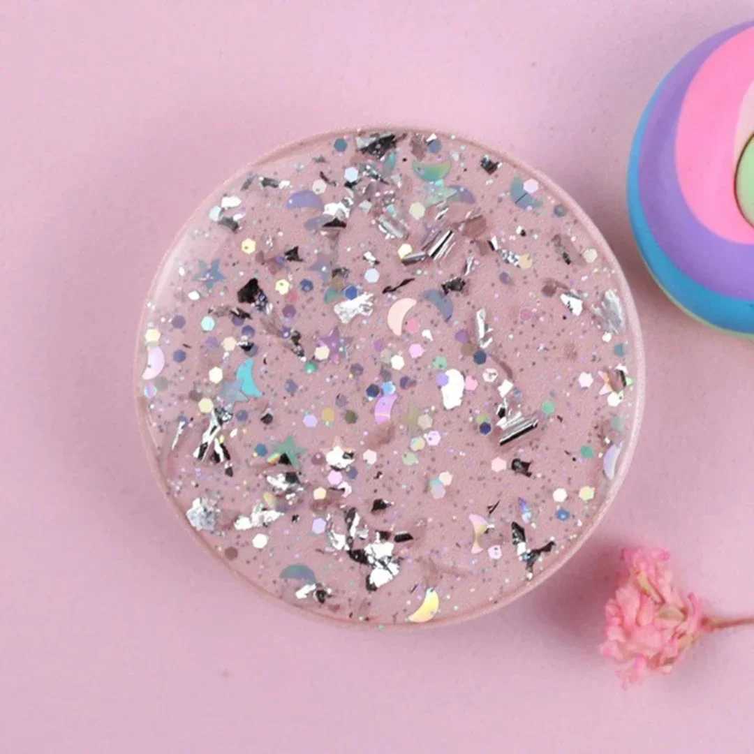 Cell Mounts Holders Round Glitter Ring Universal Mobile Phone Finger Grip Holder is suitable for all mobile phone holders S246062
