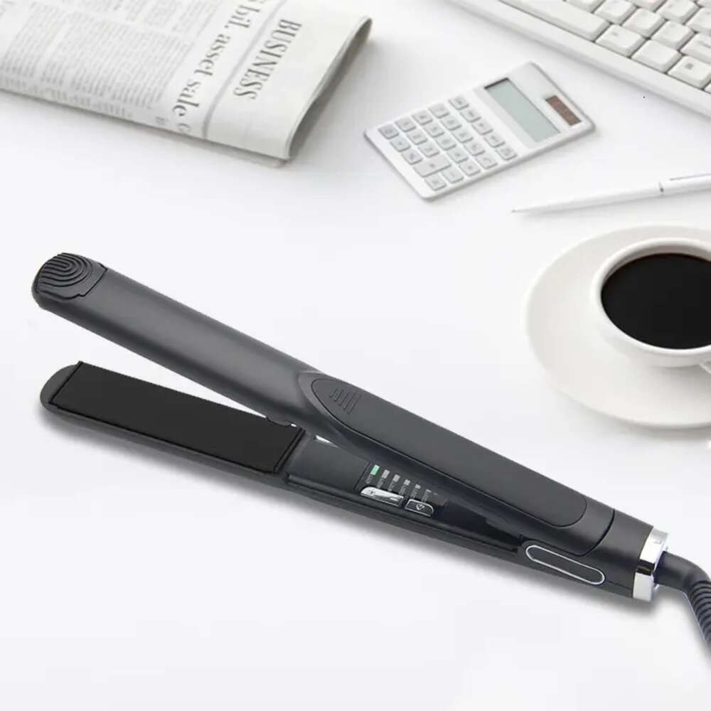 Fast Heating 2 In 1 Ionic Straightener Flat Iron And Curler For All Hairstyles Negative Ion Hair Straightening Irons