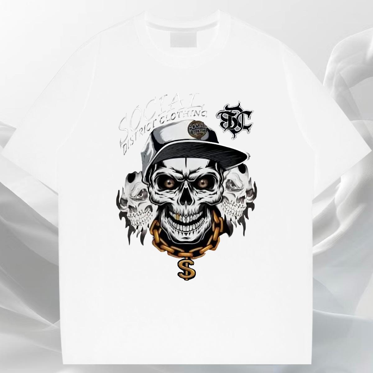 Customized T-Shirts DIY Anime Casual Mens Tshirts 180g Cotton Classic