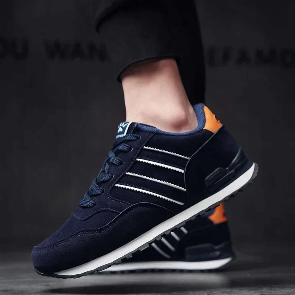 Suede Walking Lightweight Leather Outdoor Casual Sneakers Men Comfortable Sport Running Breathable Jogging Shoes Ddmysaturn