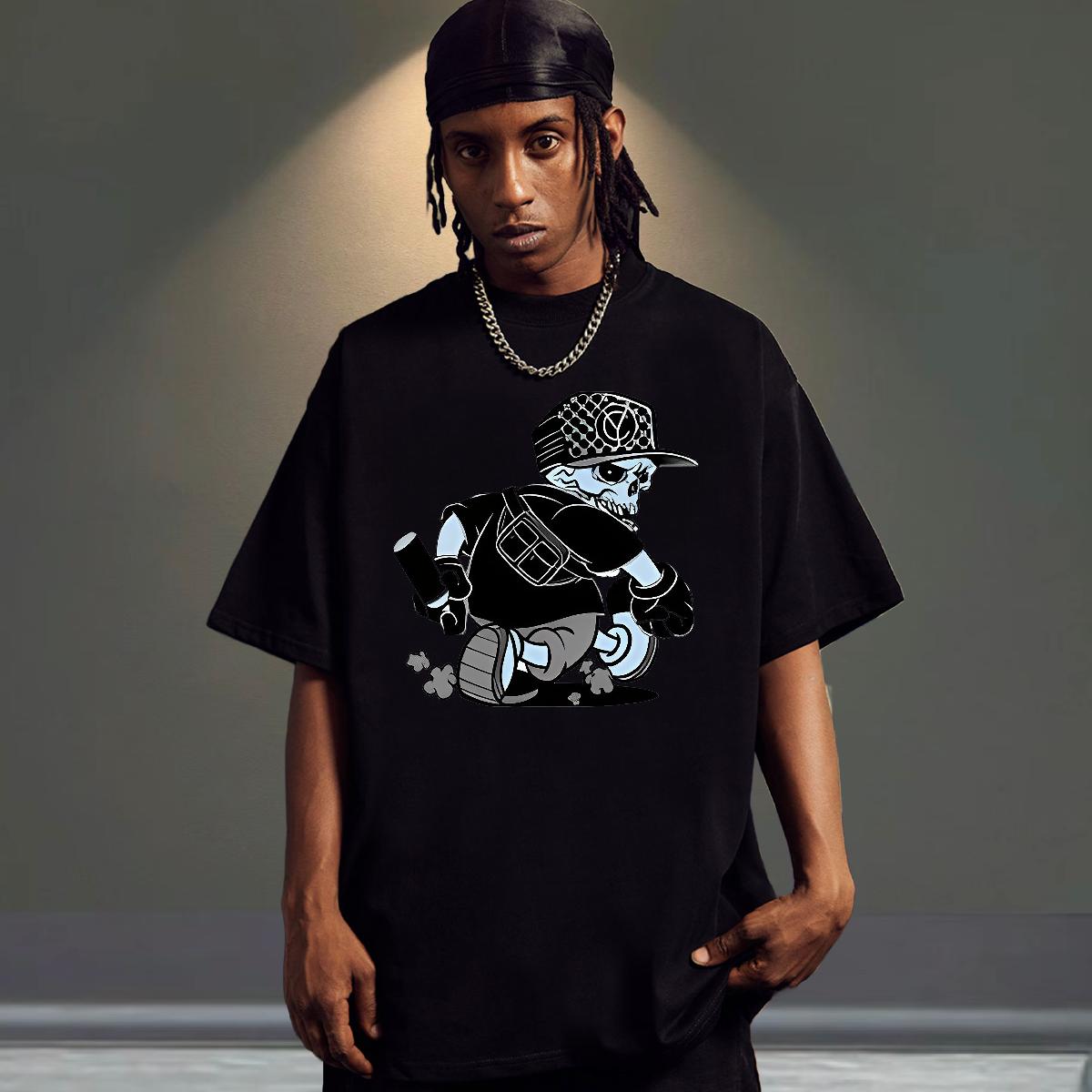 High Quality Men Tops Tees Short sleeve Cotton Soft Anime Printing Street T Shirt For Man Custom Printing Designer Fashion Top Tees