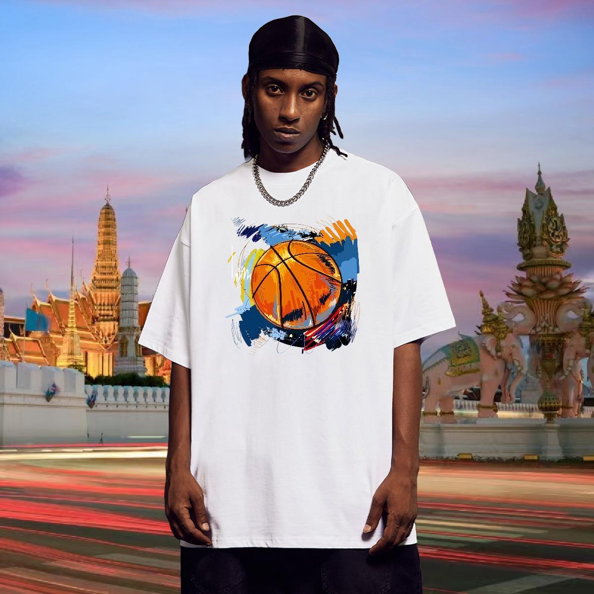 5A Couples T Shirts 180g Cotton High Street Hip Hop Mens T Shirts Black Oversized Brand Tees