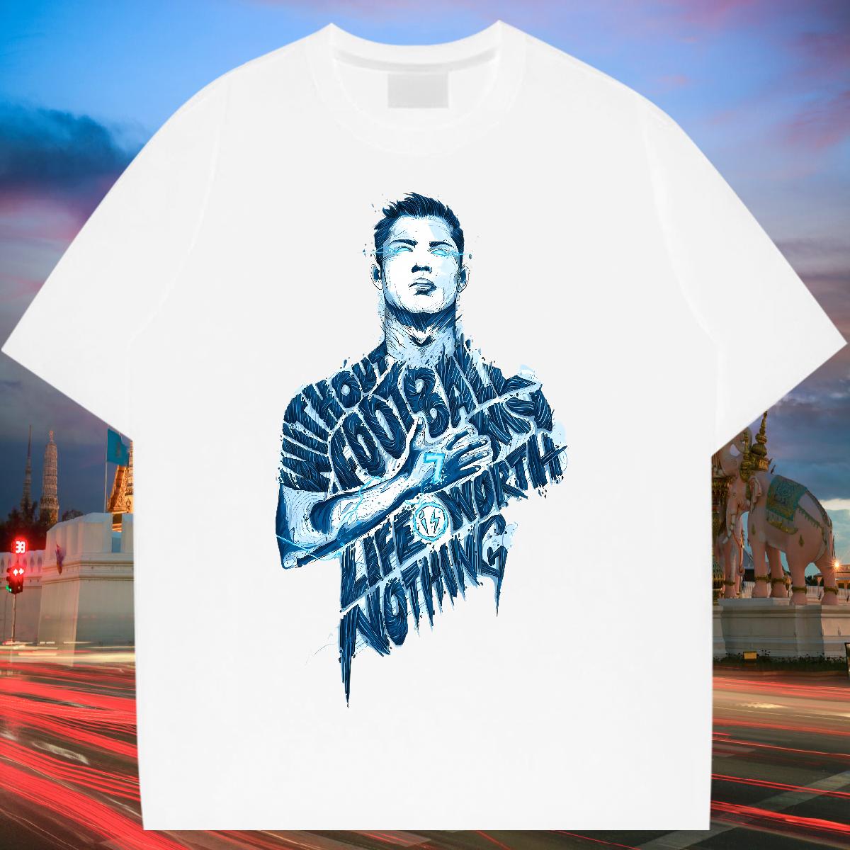 Fashion New Mens T Shirts Custom Printed Daily Outfit Mens Tshirts Cotton Breathable Soft Designer