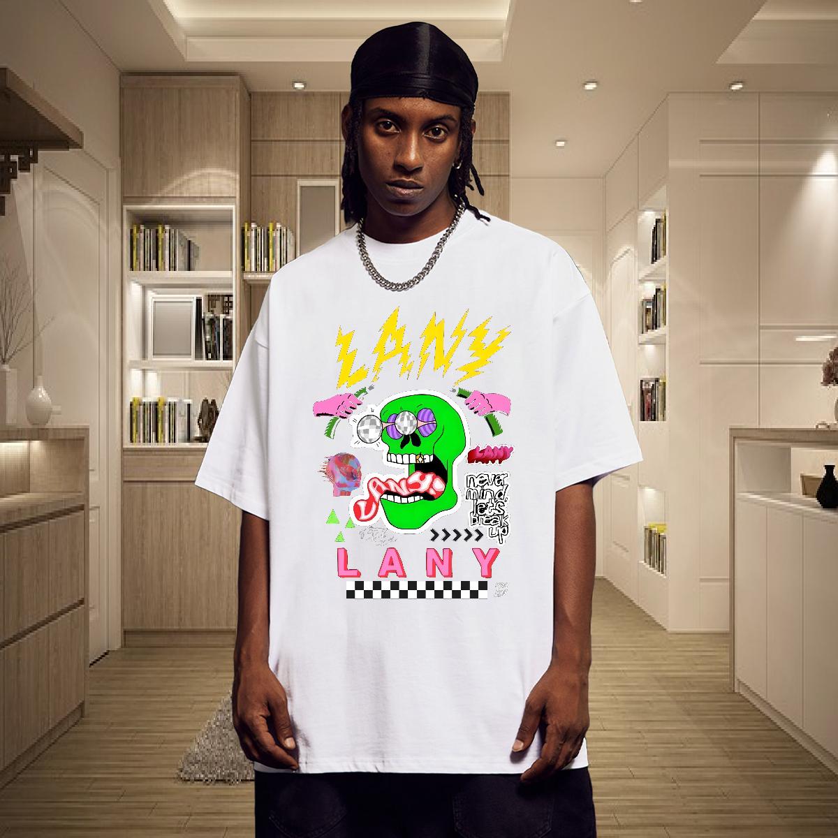 Custom T-Shirts Crew Neck Cotton Breathable Street wear Hip Hop Men Tops Tees Plus Size Cartoon Cool Tee Shirt