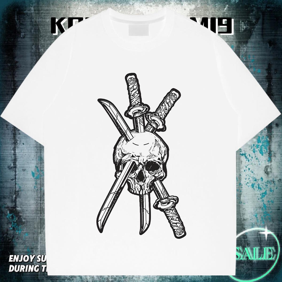 2024 Designer T-Shirts 180g Cotton Sports Casual Mens Tshirts Custom Cool Design Clothes