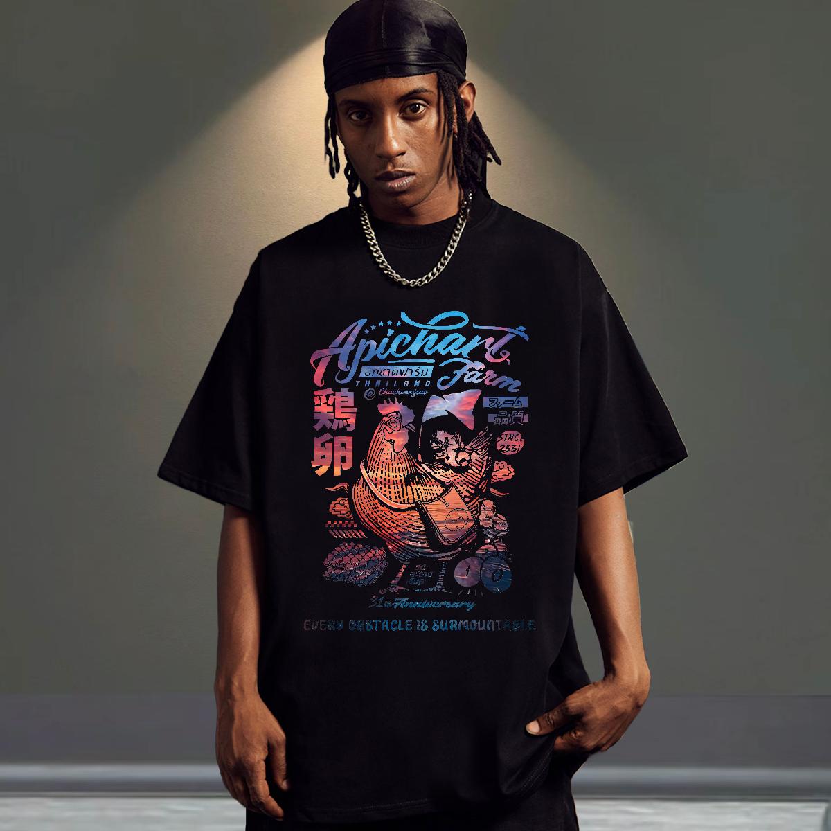 New Designer Mens T Shirts Custom Printed Daily Wear Men Tees Cotton O Neck Short Sleeves Brand